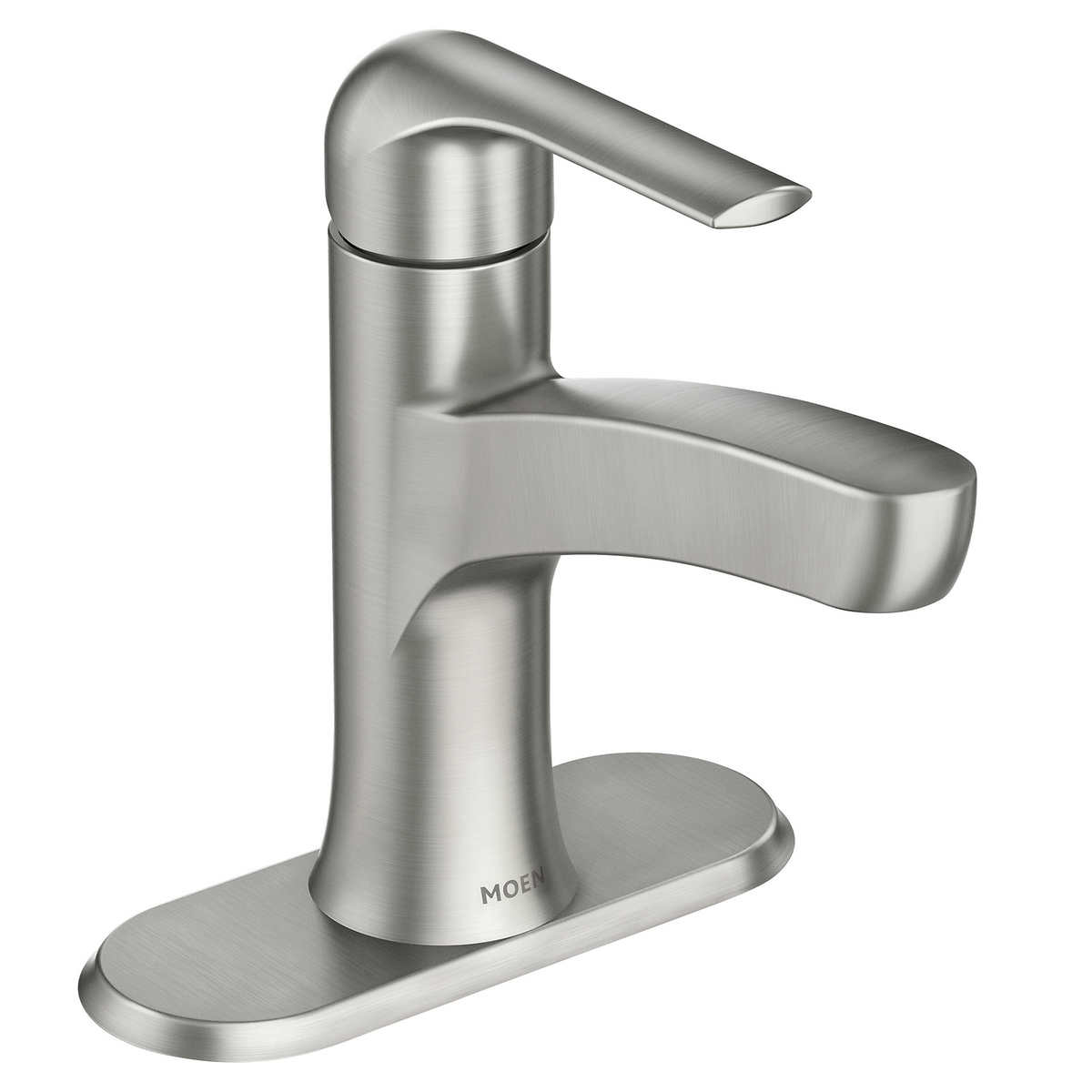 Moen Tilson Single Handle Bathroom Faucet In Brushed Nickel 45 At