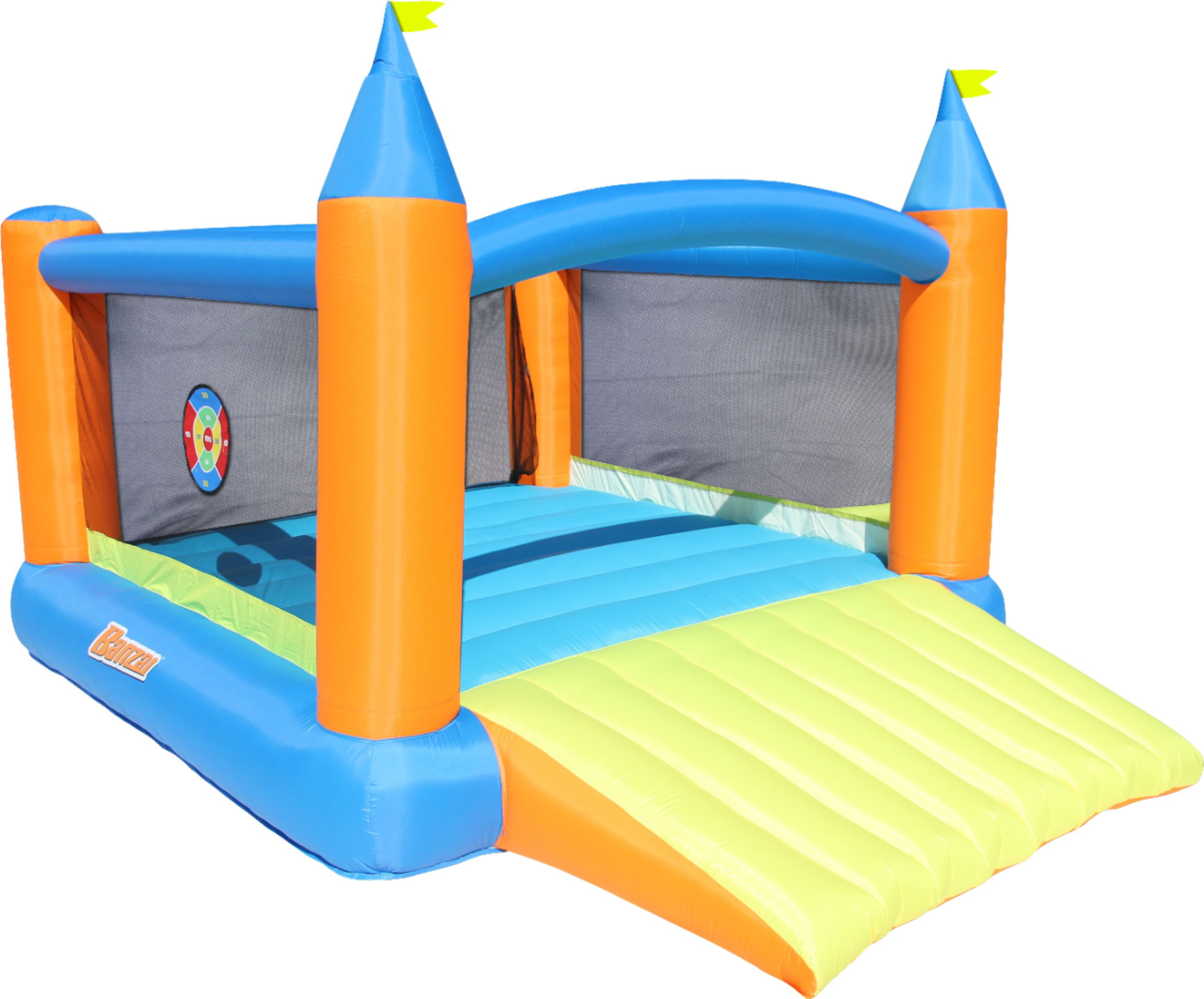 Banzai Slide n' Score Inflatable Bounce House 39029 - Best Buy $199.99