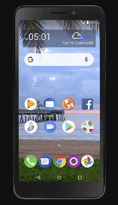 16gb Tcl A1 Tracfone Smartphone Recon 1 Month Service Plan