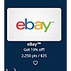 10% off Ebay Gift cards through Chase Ultimate Rewards Redemption $90