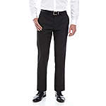 Greg Norman Men's Solid Flat Front Pants (Black or Charcoal) $10