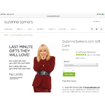 B1G1 gift card from SuzanneSomers.com  choose from $50, $100 $250 giftcard