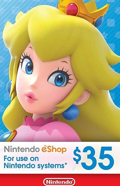 Nintendo $35 USD eShop Digital Cards US for $29.99 (Email Delivery)