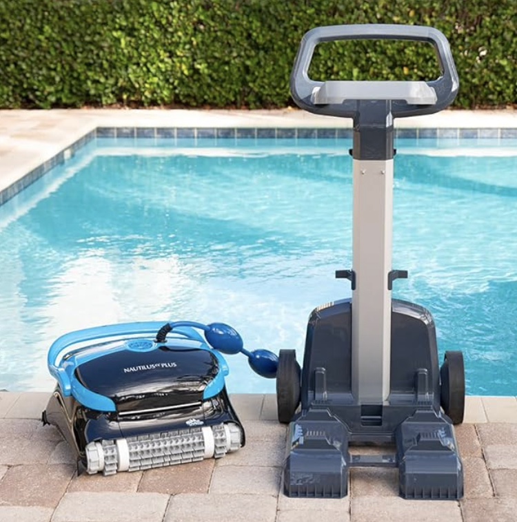 Dolphin Nautilius CC Plus  Robotic Pool Vacuum Cleaner with Transport Caddy $597
