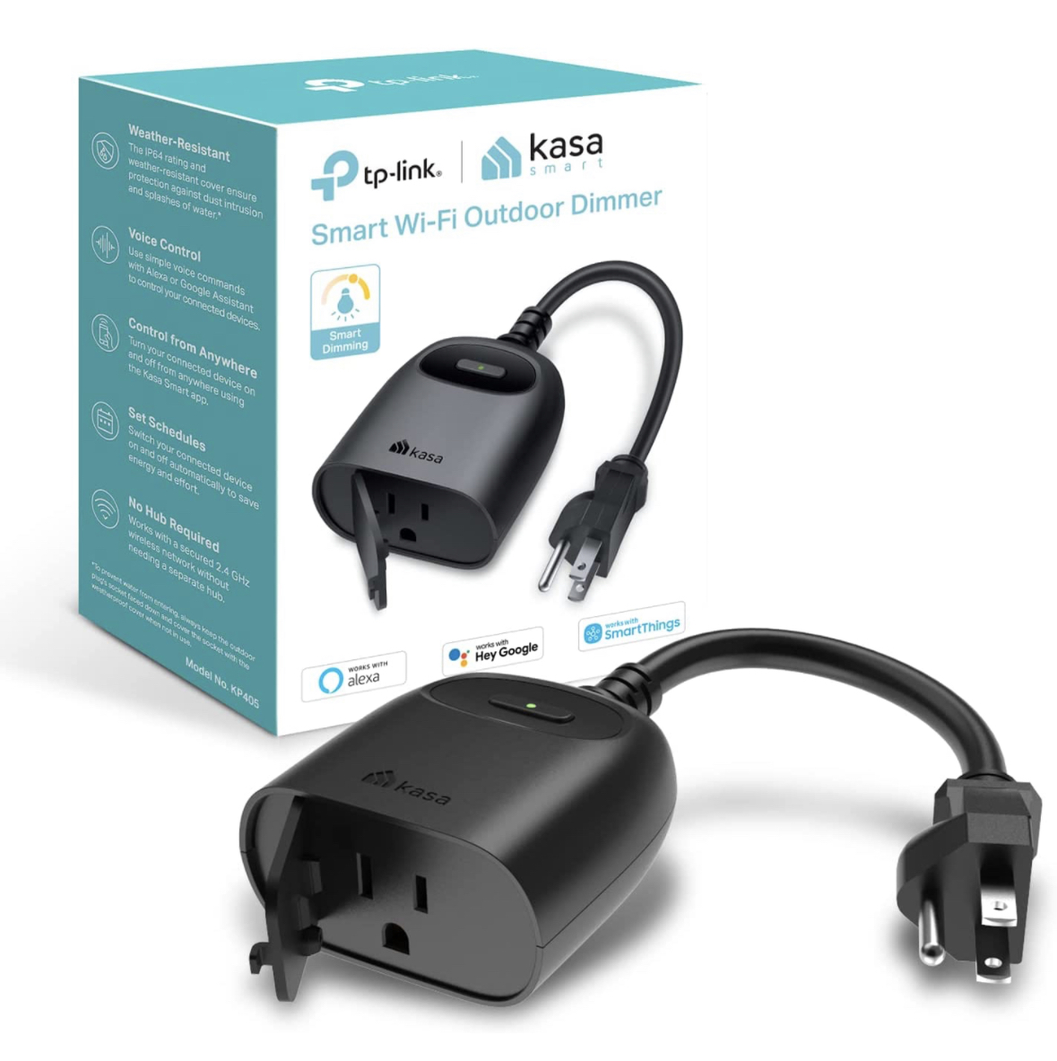 Kasa Outdoor Smart Dimmer Plug $17 @ Amazon