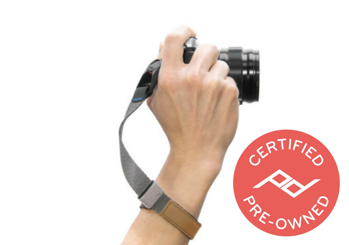 Peak Design Camera Cuff/Wrist Strap V3 (Ash) - PD Certified Preowned/Refurbished $20.95