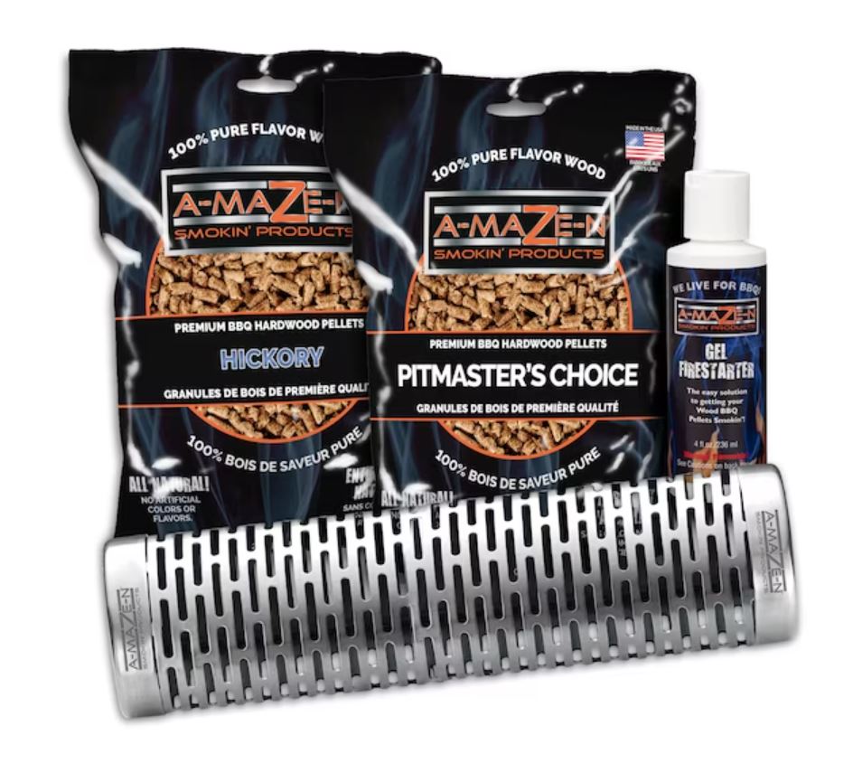 LOWES: A-MAZE-N 4 Piece Smoker Kit Stainless Steel Smoke Tube, 50% off Today ONLY 6/10, FREE pickup $14.99
