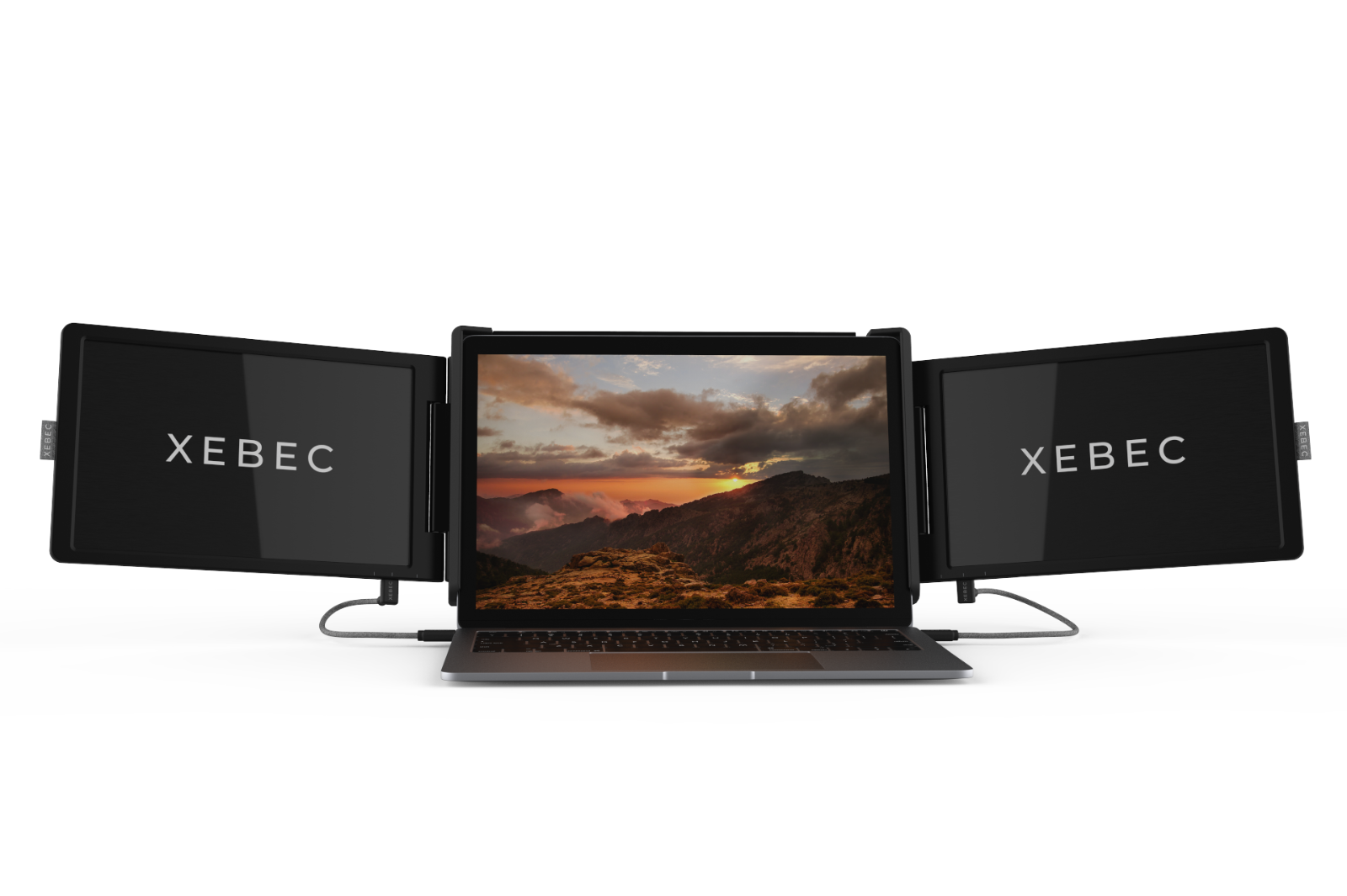 Xebec Tri-Screen 2 - Dual 10.1 Inch 1920 x 1200 Full-HD LCD IPS Panel Monitors - Refurbished $299.99