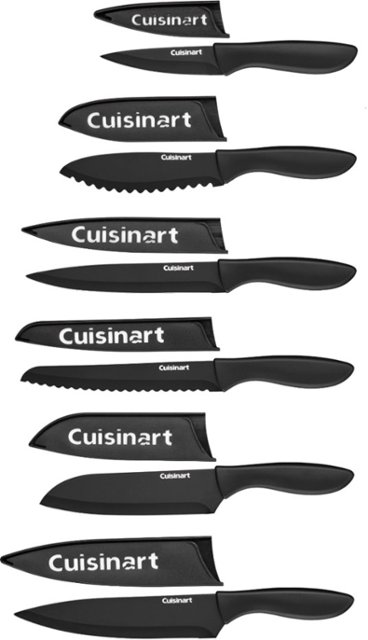 Cuisinart - Advantage 12-Piece Knife Set - Matte Black $14.99