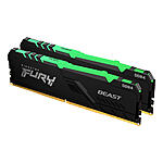 Kingston FURY Beast RGB 32GB (2x16GB) 3200MT/s DDR4 CL16 Desktop Memory Kit $89