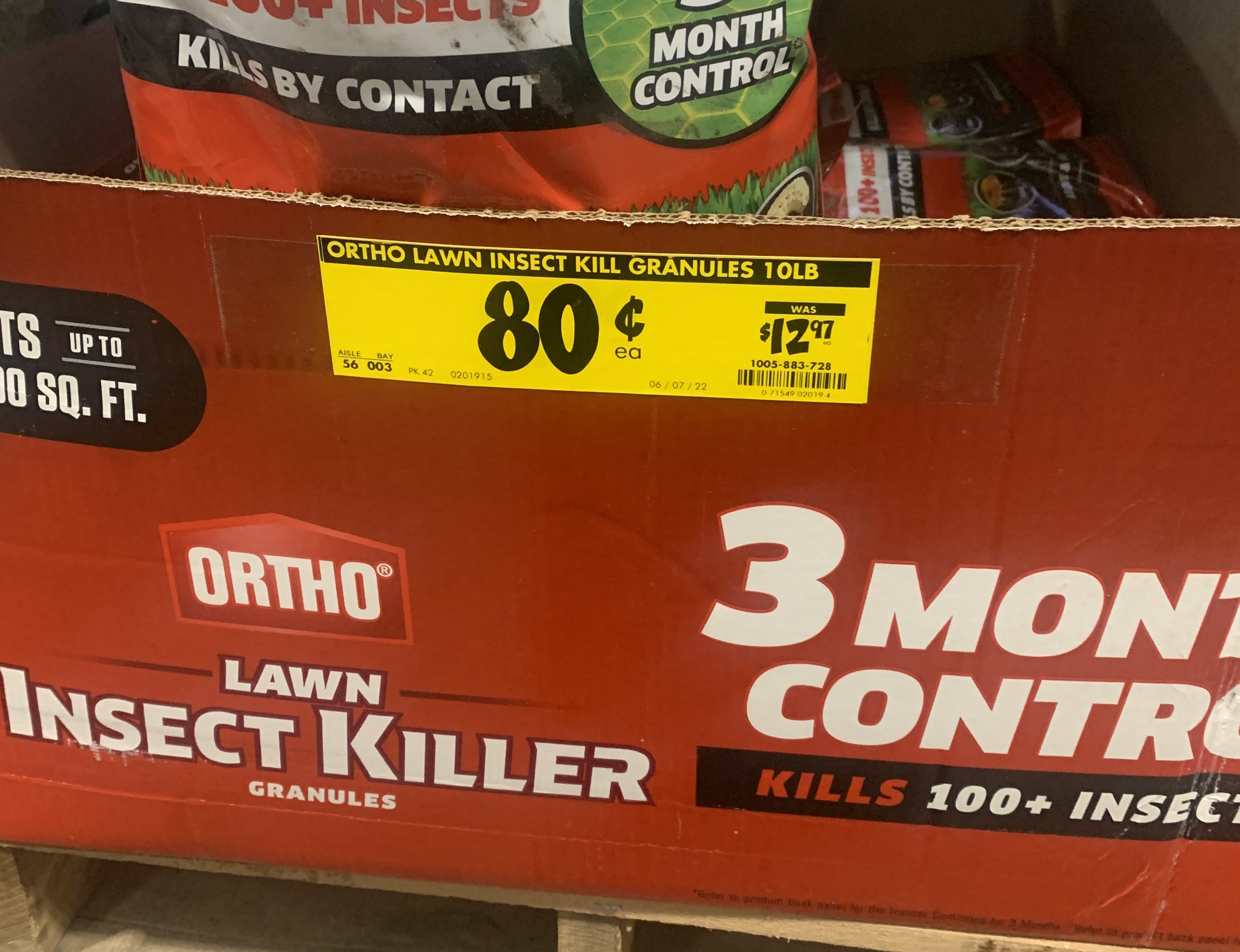 Ortho 10lb Lawn Insect Killer for Gardens/Perimeter Treatment 3mo/10K sqft - YMMV In Store Home Depot $0.8
