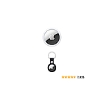 Apple AirTag + AirTag Leather Key Ring - Midnight $35 - $35