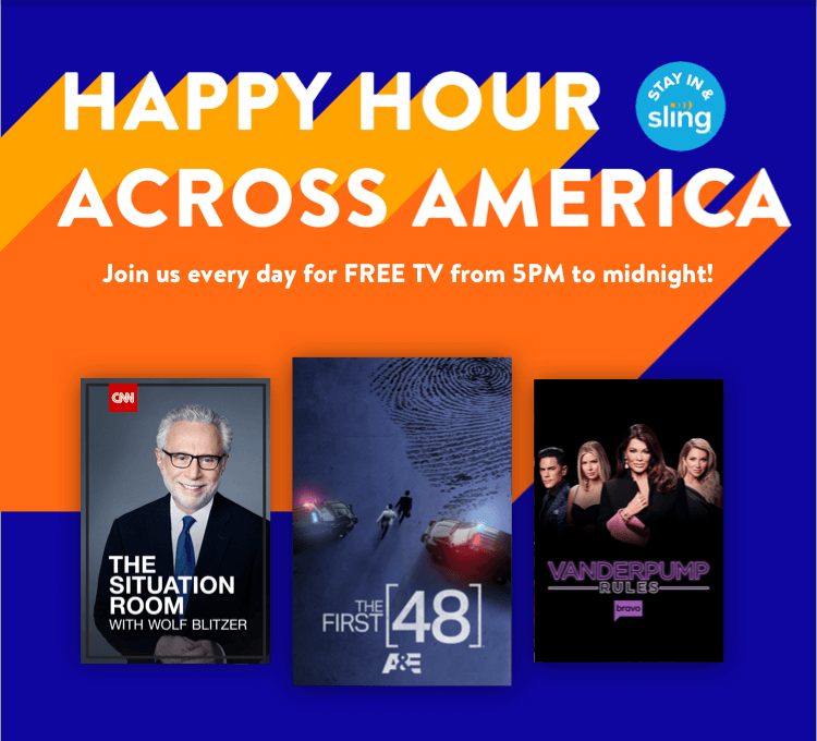Sling Tv New Customers Stream 50 Live Channels 5pm To Midnight