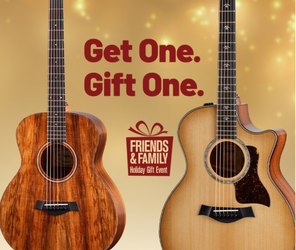 Buy a Taylor guitar (Academy series or higher) - Get a Baby Taylor or GS Mini for $99-299 - UP TO $700 SAVINGS!!!