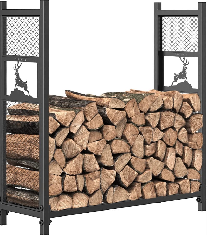 4' Mr. Ironstone Firewood Rack