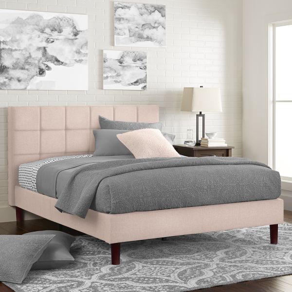 Upholstered platform Queen (multiple sizes) from Walmart starting @ $100