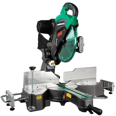 Metabo HPT (was Hitachi Power Tools) 12-in 15-Amp Dual Bevel Sliding Compound Corded Miter Saw in the Miter Saws department at Lowes.com $369