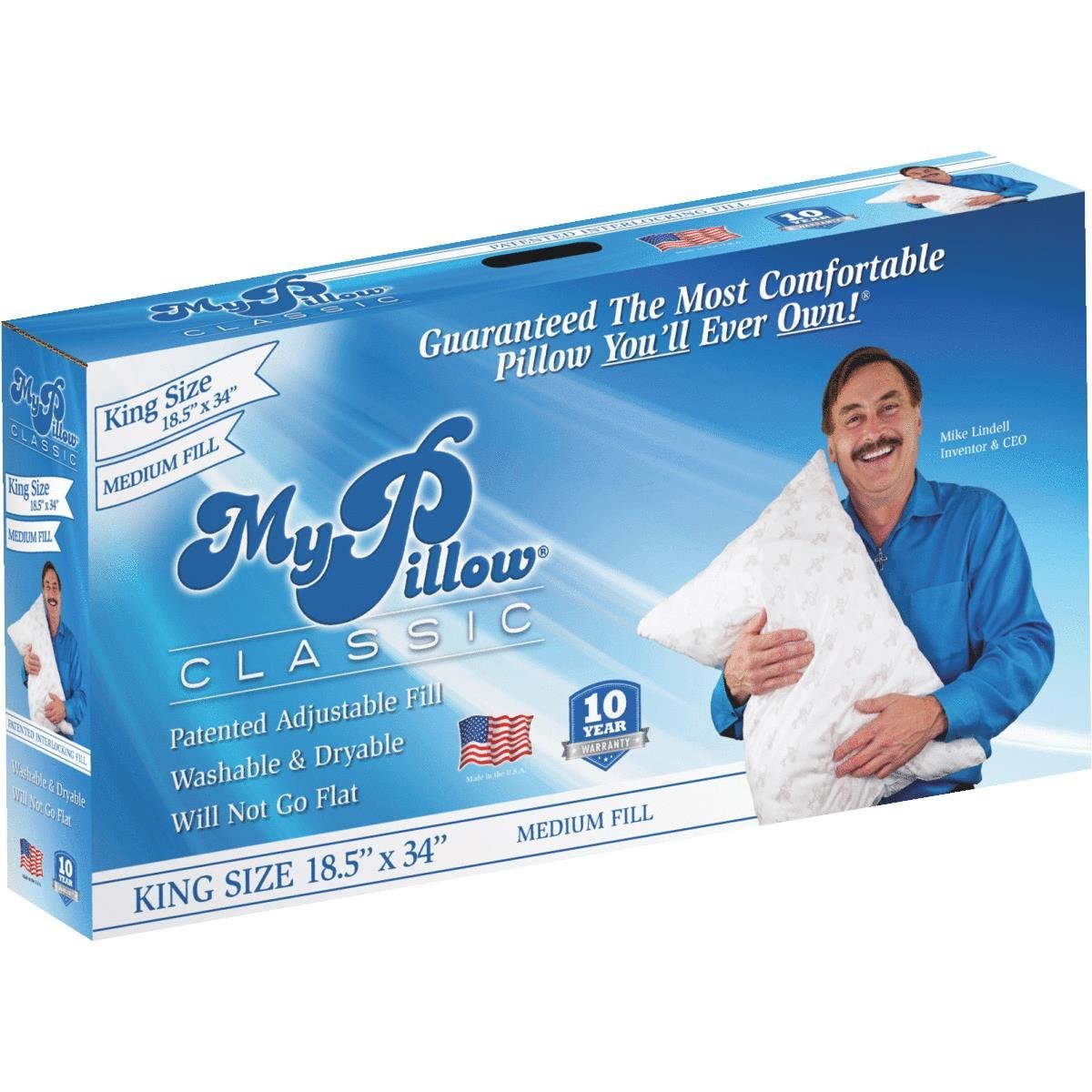 Mypillow King Classic Pillow Medium Or Firm 13 In Store