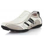 Delli Aldo Men's Casual Comfort Slip-On Sneakers in Beige or Black 17.94 shipping included after coupon code