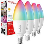 Zigbee Smart Candelabra Bulbs, Hub Required, Dimmable Multicolor E12 LED Candle Light Bulbs 45.79   ($34.00 off) $45.79