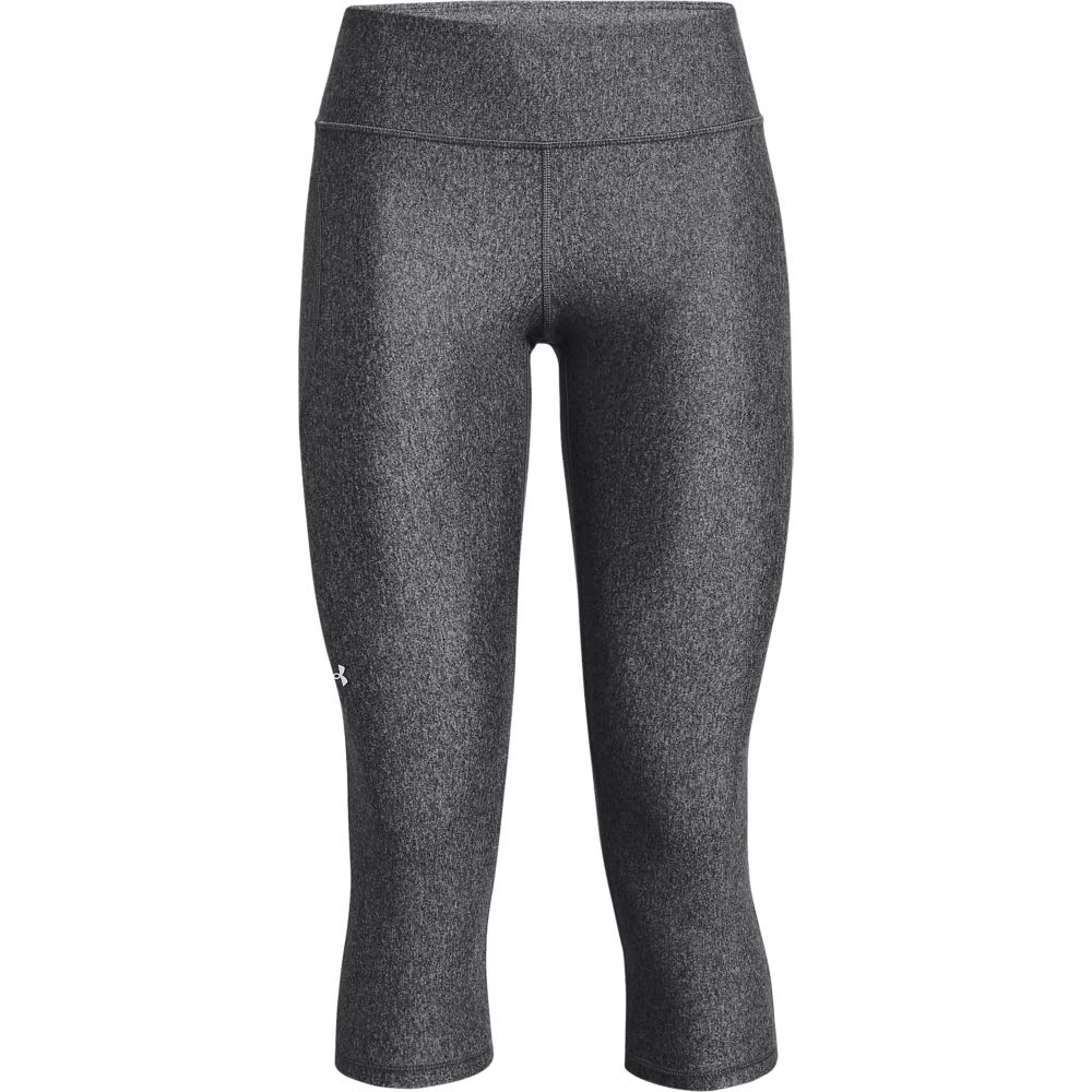 Armour Women's HeatGear Mid No-Slip Waistband Pocketed Capri, $11.34, Charcoal, L only. PS with Prime