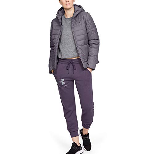 Under Armour Women's Armour Insulated Hooded Jacket, Flint (033)/Nocturne Purple, XS, $35.04 +FS