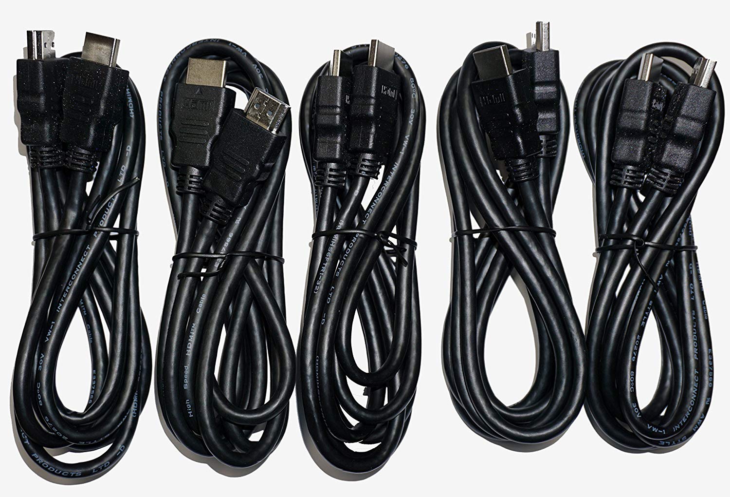 Amazon Fulfilled: 5 Pack - DirecTV Universal High Speed 6FT HDMI Cable & free shipping $7.07