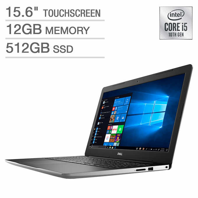 Costco: Dell Inspiron 15 3000 Series Touchscreen Laptop - 10th Gen Intel Core i5-1035G1 - 1080p - Silver - 512GB SSD, 12GB RAM (2/19-2/26) $530