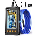Oiiwak Dual-Lens Endoscope Camera: 4.3'' IPS Screen & 33' Cable + 32GB Card $32.50 + Free Shipping
