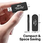 Cococka 3-in-1 (USB-C, USB-A, Micro USB) Micro SD Card Reader $4.49