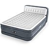 Intex 64447ED Dura-Beam Deluxe Ultra Plush Air Mattress with Headboard: Fiber-Tech &ndash; Queen Size &ndash; Built-in Electric Pump &ndash; 18in Bed Height &ndash; 600lb Weight Capacity $67.49