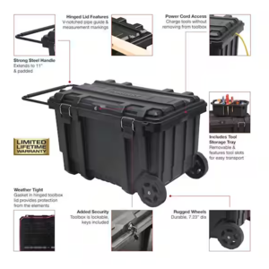 Husky 50 gallon tool best sale box