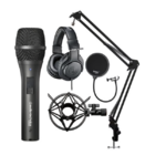 Audio-Technica AT2005USB Microphone with ATH-M20X Headphones, Mic Stand, Shock Mount and Pop Filter $75.99 w/5% off FocusCamera email code (new subs.) &amp; 5% Chase/PayPal cashback