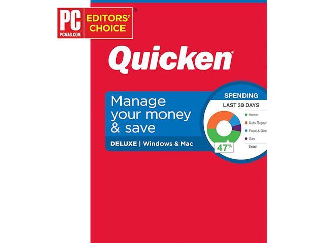 Quicken Deluxe Personal Finance - 1-Year Subscription (Windows/Mac) $31.19