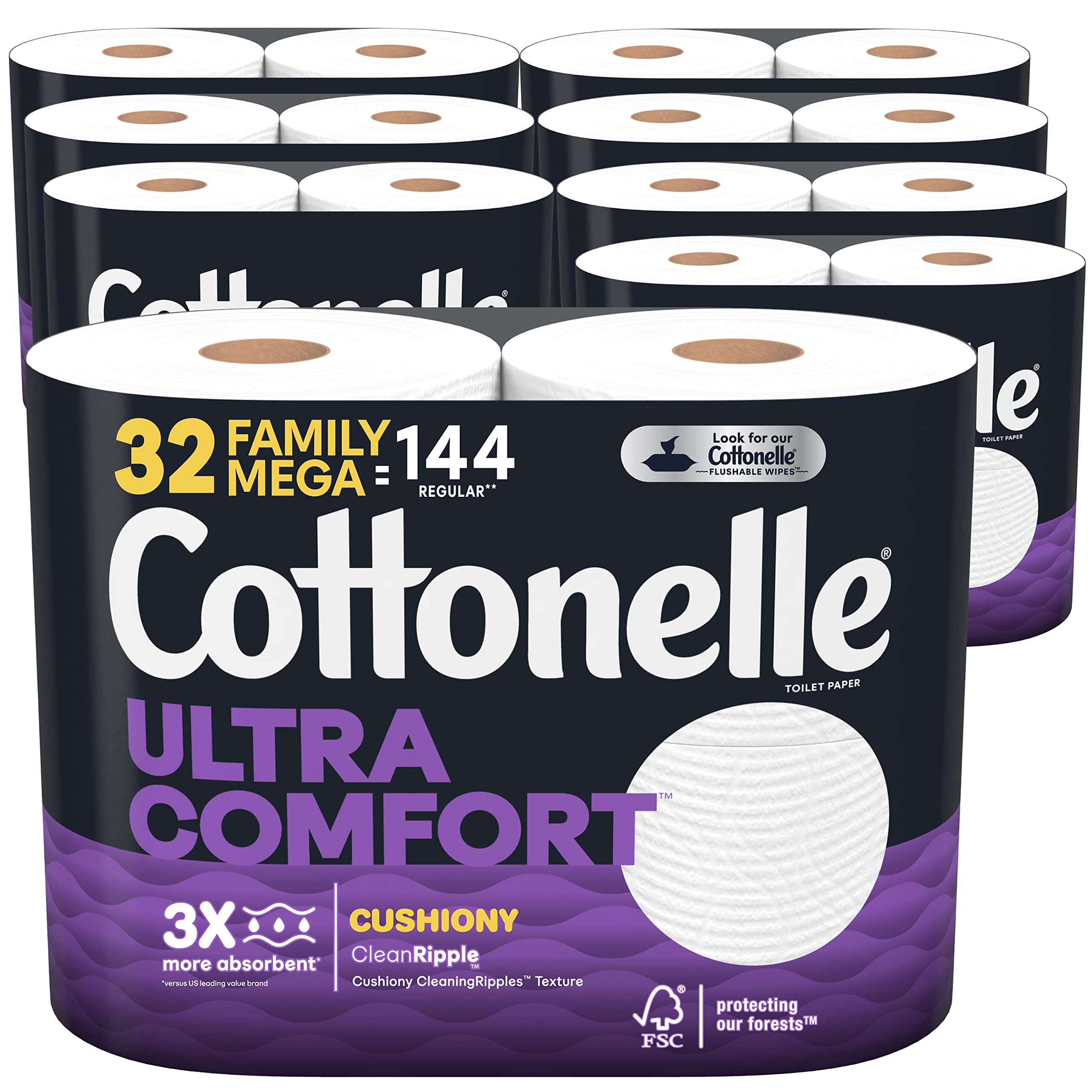 64Count Cottonelle Family Mega Rolls Toilet Paper + 15 Credit 61
