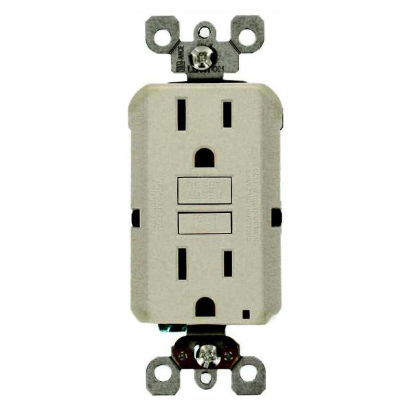 15 Amp Self-Test SmartlockPro Slim Duplex GFCI Outlet, White (3-Pack) $14.99