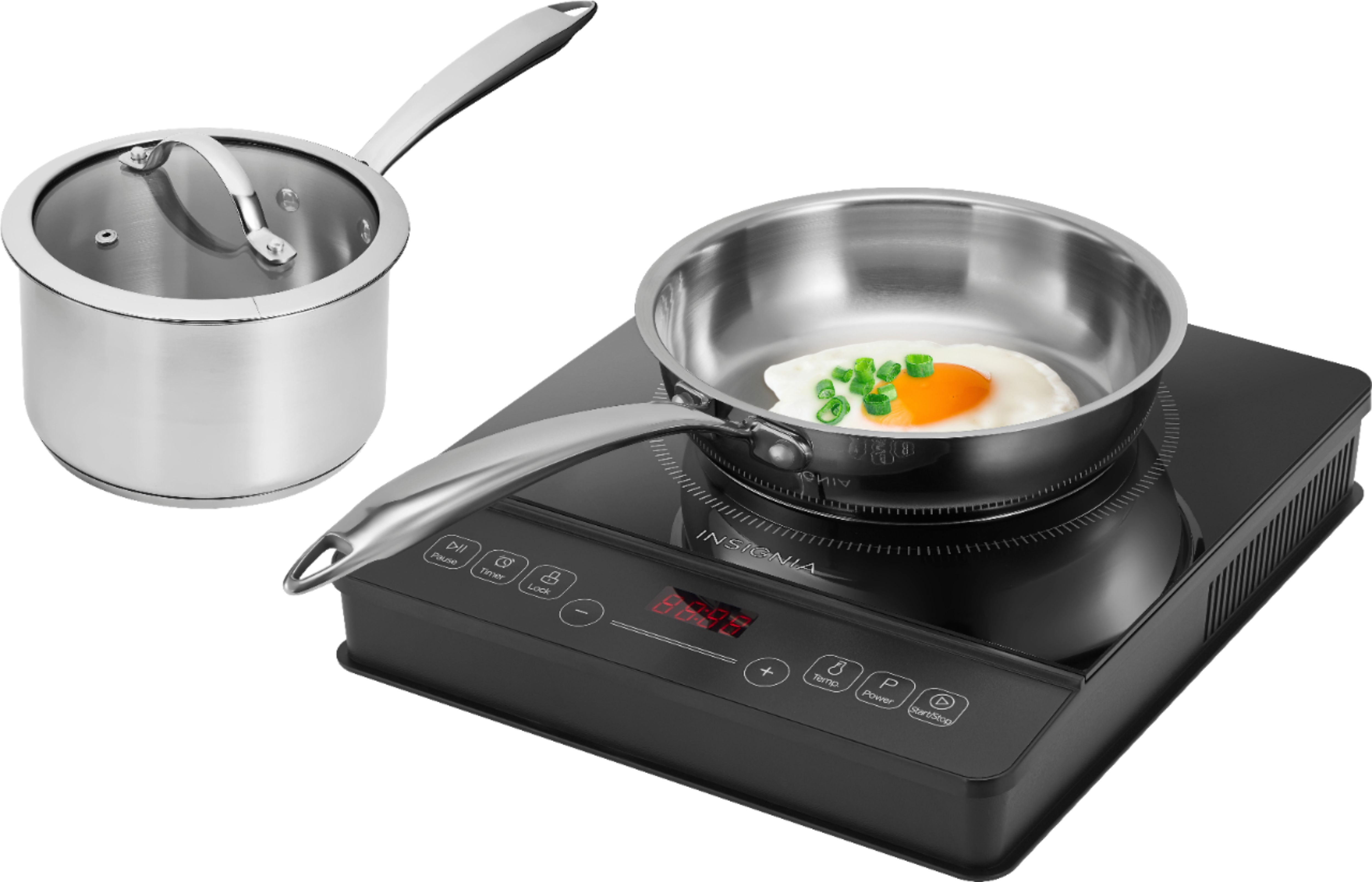 Insignia 12 Modular Electric Induction Cooktop W Saucepan
