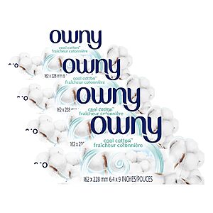 Downy Dryer Sheets Fabric Softener | Cool Cotton - 240 CT (Pack of 4) - $9.83