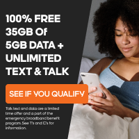 Boost Mobile EBB Government Program: 100% Free Unlimited Talk, Text and 35GB Data every month — no credit card required.
