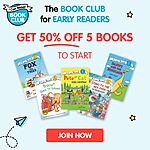 Harper Collins Book Clubs: $5 for 5 Book Box ($24.95 Recurring)