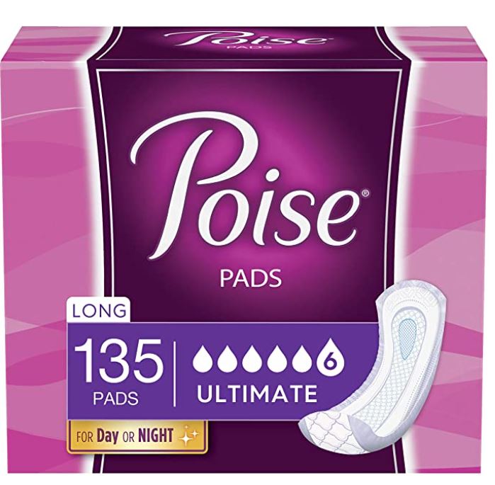 Amazon: Up to 36% Off S&S Poise Incontinence Pads for Women + Free Shipping