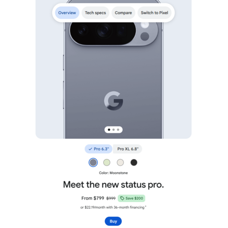 Pixel 10 Pro ($799) and Pro XL ($949) $200/250 off - Stacks!