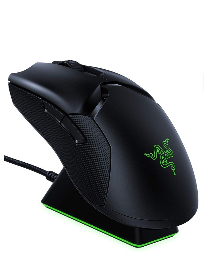 Razer Viper Ultimate Hyperspeed Lightest Wireless Gaming Mouse & RGB Charging Dock: Fastest Gaming Mouse Switch - Chroma Lighting - 8 Programmable Buttons $119.99