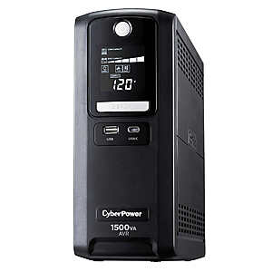 CyberPower 1500VA/900Watts Simulated Sine Wave UPS Battery Backup with Surge Protection $125 @ Costco $124.99
