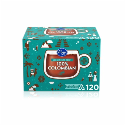 120 Kroger brand coffee pods K-cup $25 with coupon