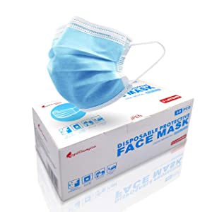 Cheap Disposable Masks 50 ct. $1.99 Free S&H with Prime.