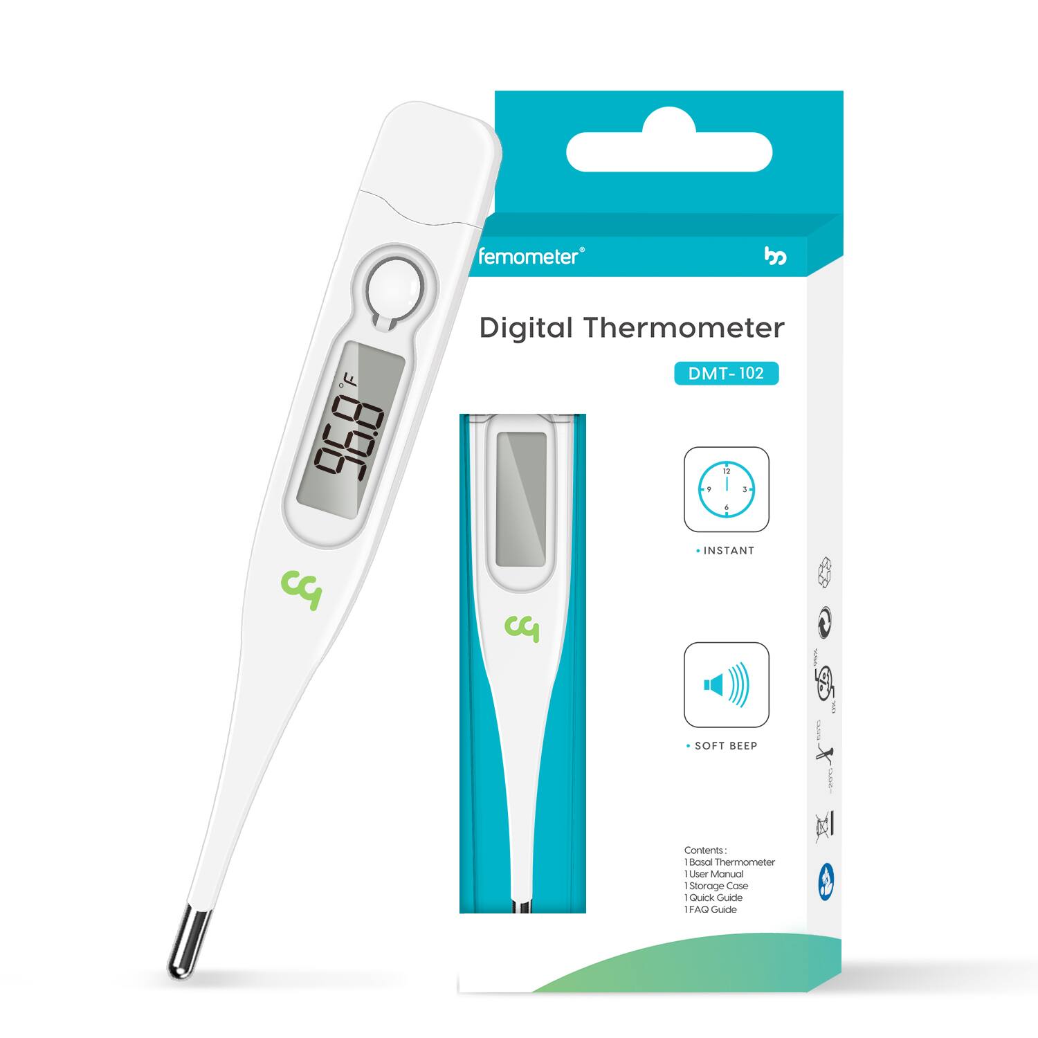 Digital Body Thermometer - $1.99 + FS with Prime