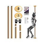 SereneLife Professional Spinning Dancing Pole - Portable &amp; Removable Fitness Pole, Great for Training &amp; Exercise (Gold Surface), $69.99