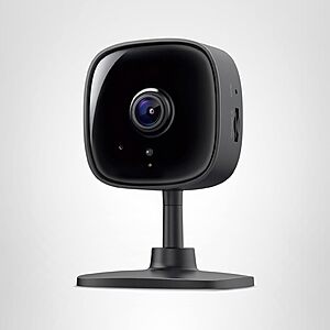 Tapo 1080P Indoor Security Camera for Baby Monitor, Pet Camera w/Motion Detection, 2-Way Audio, Night Vision, Cloud & SD Card Storage, Works w/Alexa & Google Home, Plug-in, $15.98