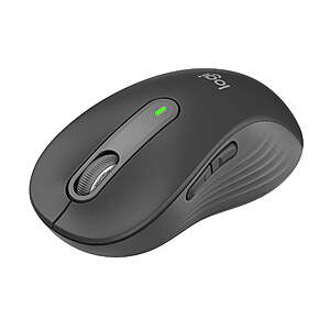 Logitech Signature M650 L Full Size Wireless Mouse - For Large Sized Hands, 2-Year Battery, Silent Clicks, Customizable Side Buttons, Bluetooth, Graphite - $29.99
